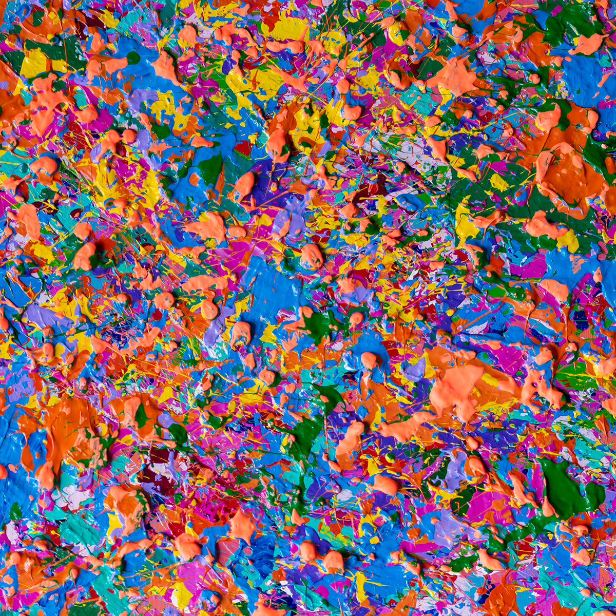 New Life β Abstract 3D Textured Painting | 6x6 Inches