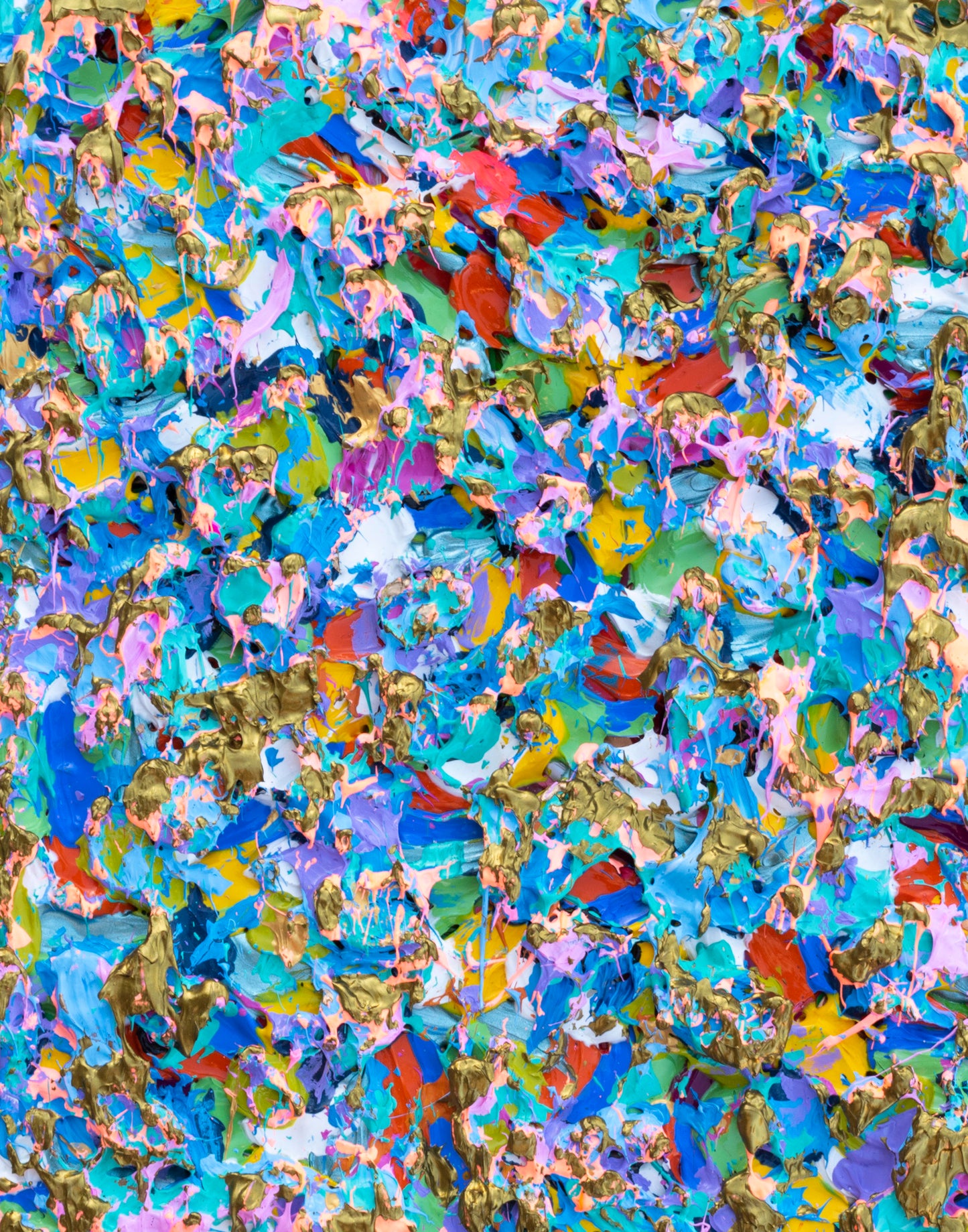 Summer Days – Highly Textured Painting | 12.5 x 15.5 Inches