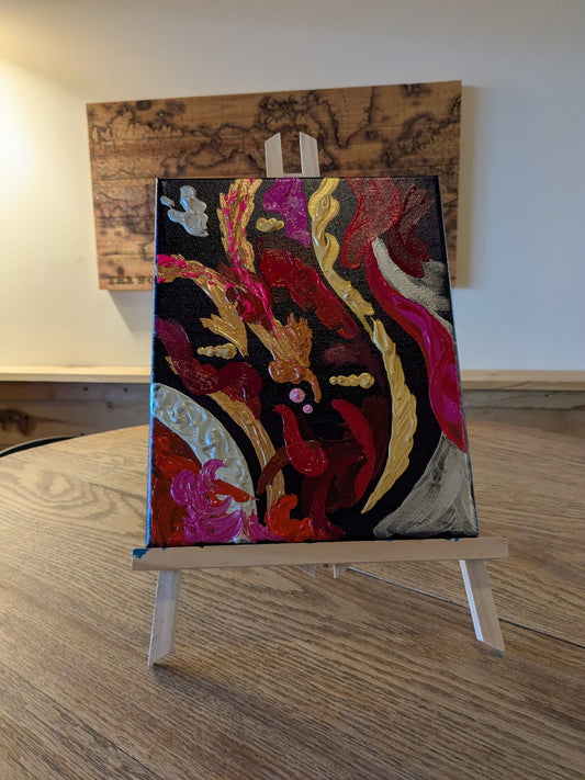 Abstract Paint and Sip at 100 Main April 16th 6:30pm-8:30pm