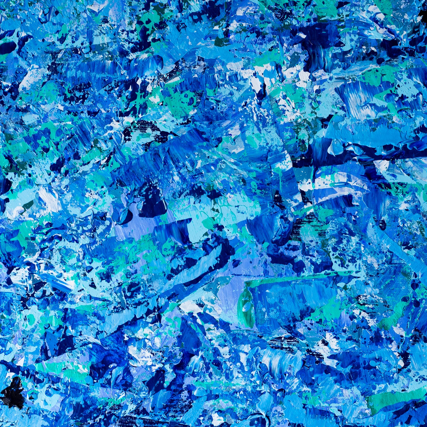 Provincetown – Ocean-Inspired Abstract Painting | 12x12 Inches