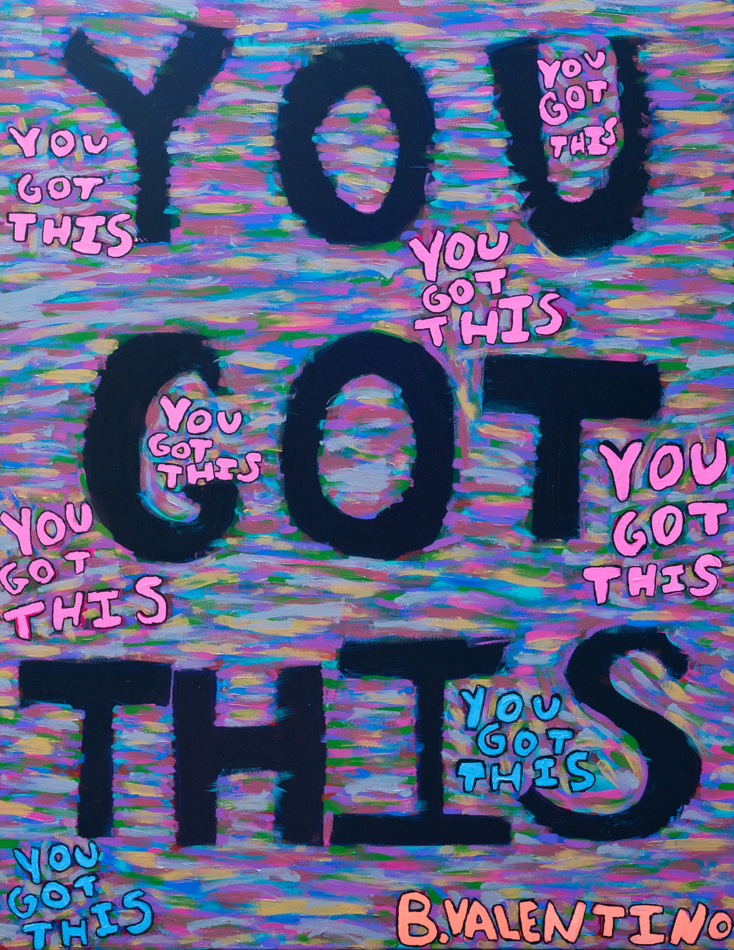 You Got This – Motivational Abstract Painting | 30x40 Inches