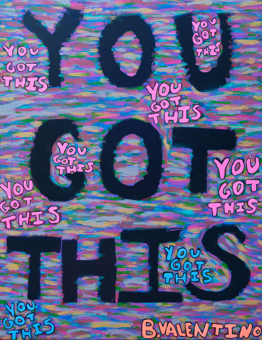 You Got This – Motivational Abstract Painting | 30x40 Inches
