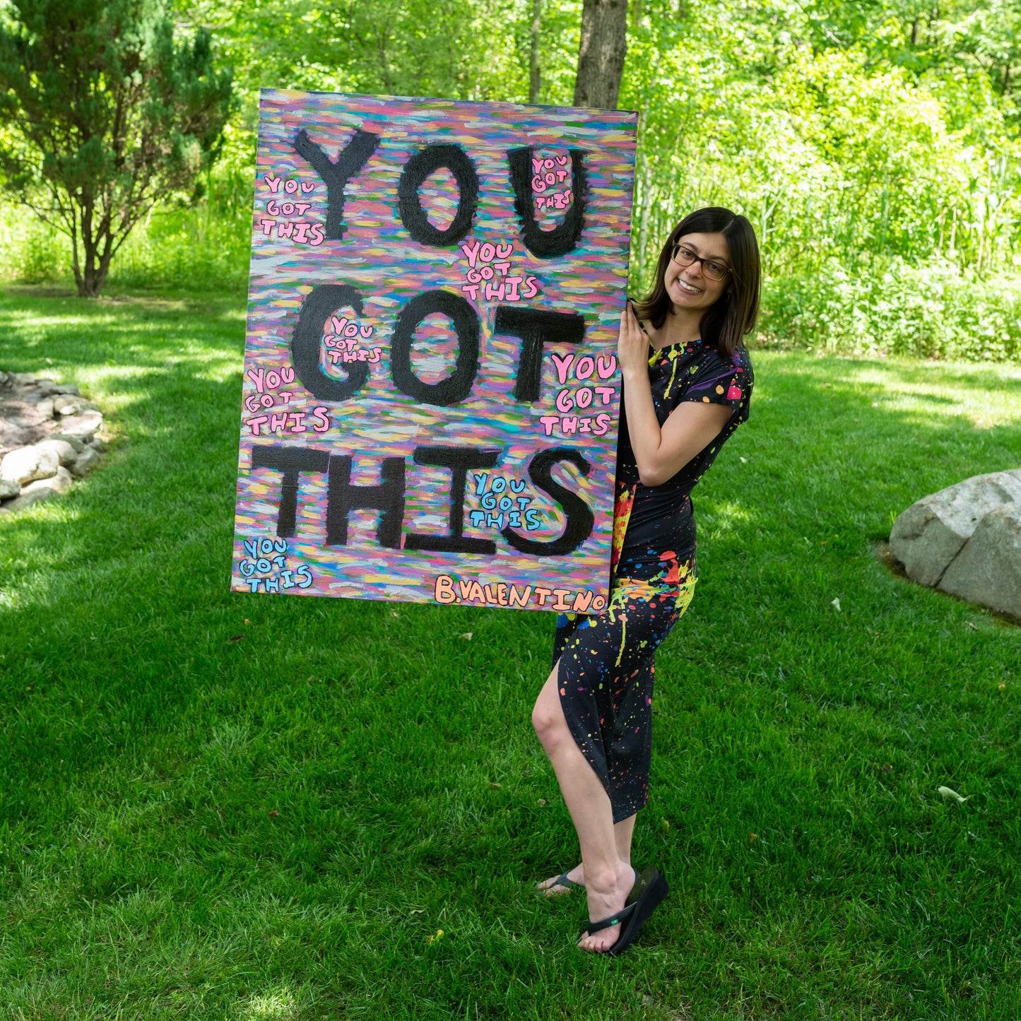 You Got This – Motivational Abstract Painting | 30x40 Inches