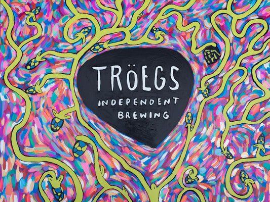 Treogs | 18x24 inches | Acrylic on wood