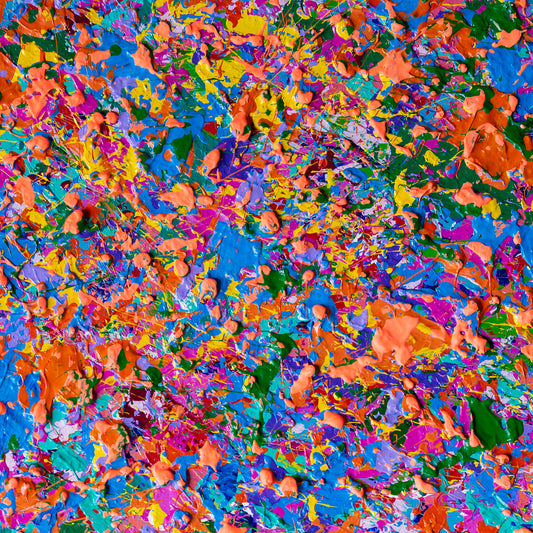 New Life – Abstract 3D Textured Painting | 6x6 Inches