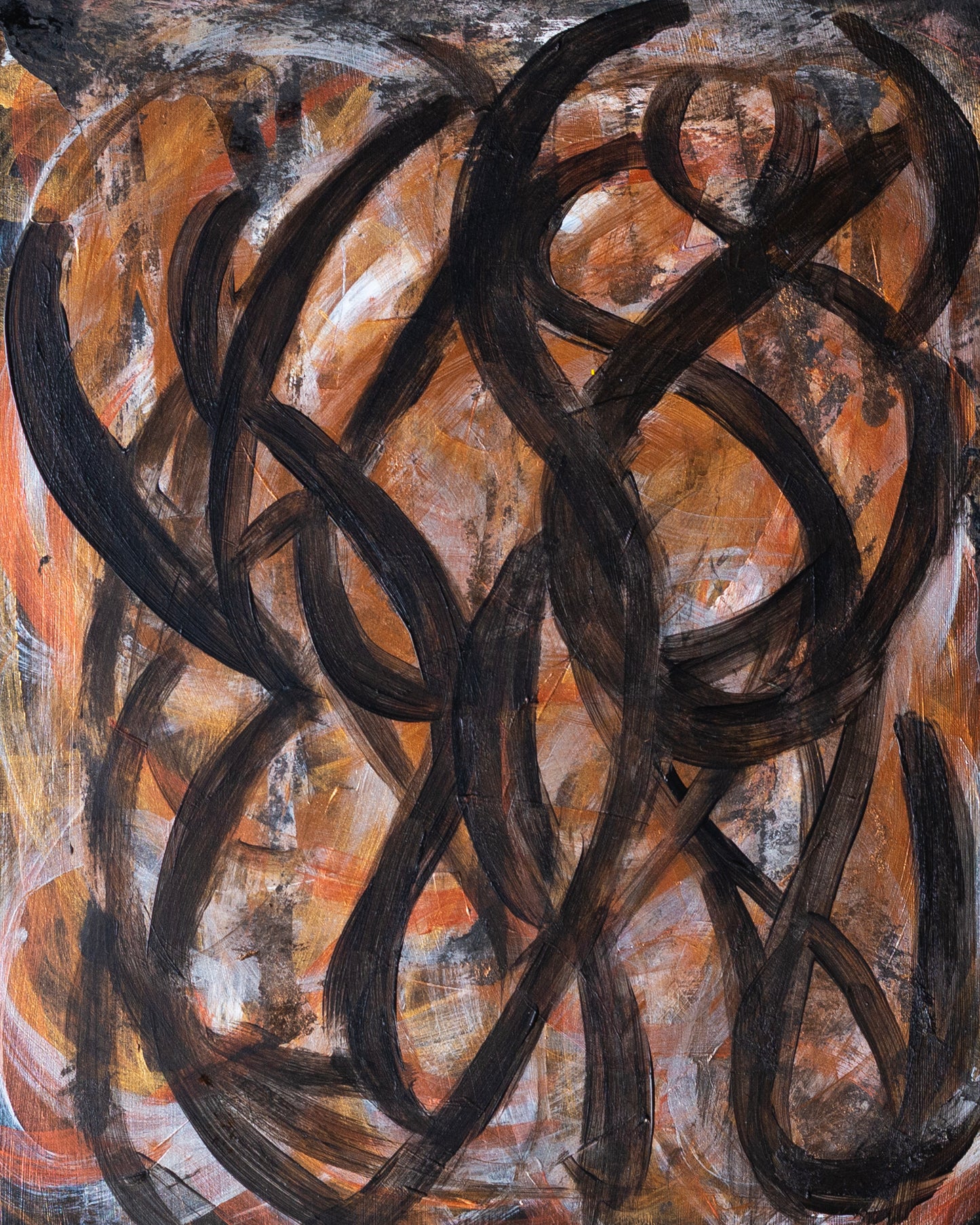 Dark Spirits | 11 1/2 x 9 1/2 inches | Acrylic on canvas