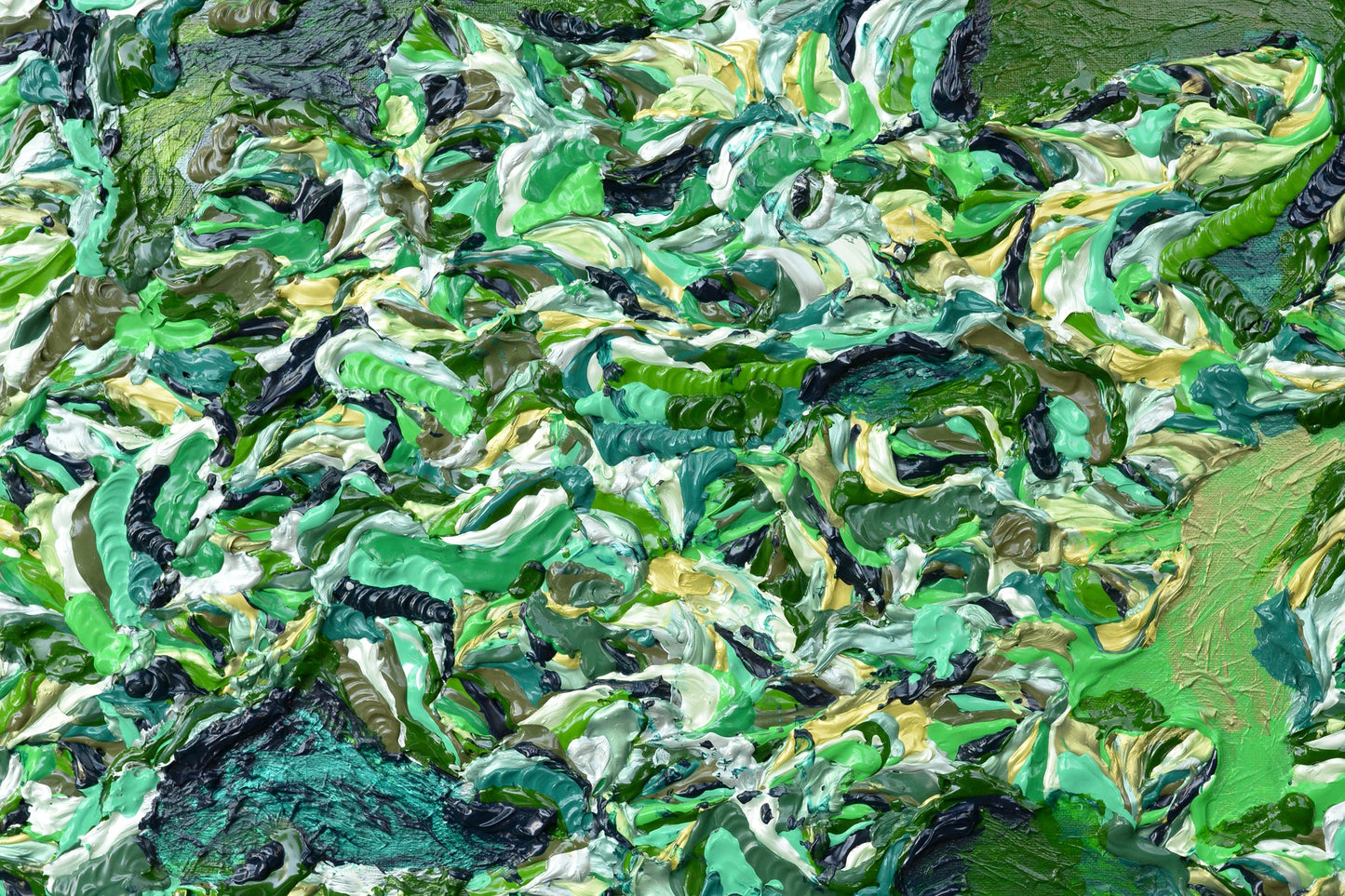 Deforestation – Nature-Inspired Abstract Painting | 17 1/4 x 21 1/4 Inches