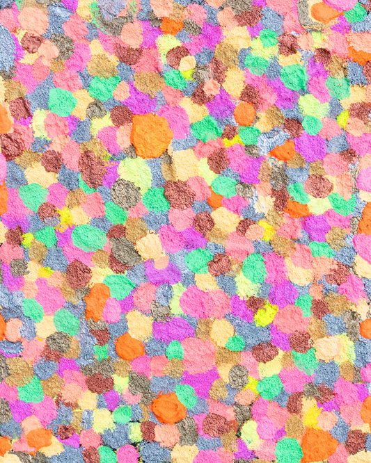 Dot Tastic Love |  11 1/2 x 9 1/2 inches | Acrylic on canvas