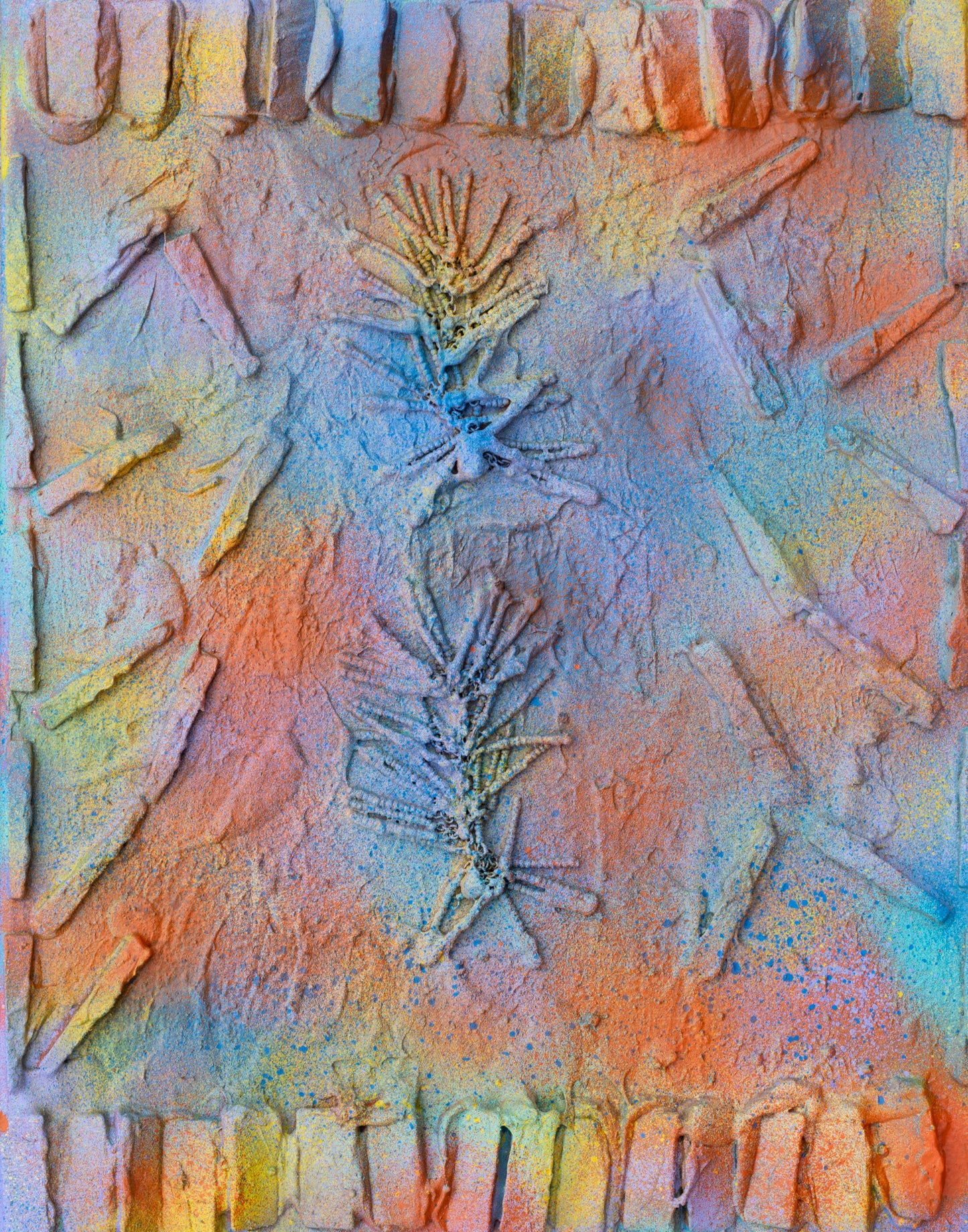Fashion Love – Textured Spray-Painted Artwork | 12.5 x 15.5 Inches