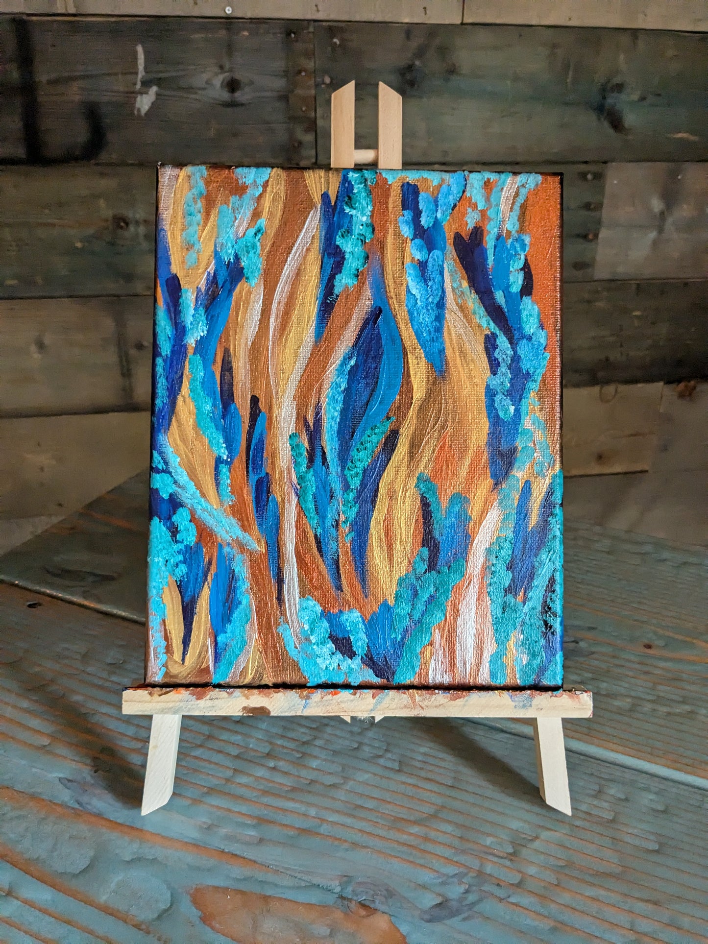 Abstract Paint and Sip at Delectable Delights Baking June 18th from 6:30-8:30PM