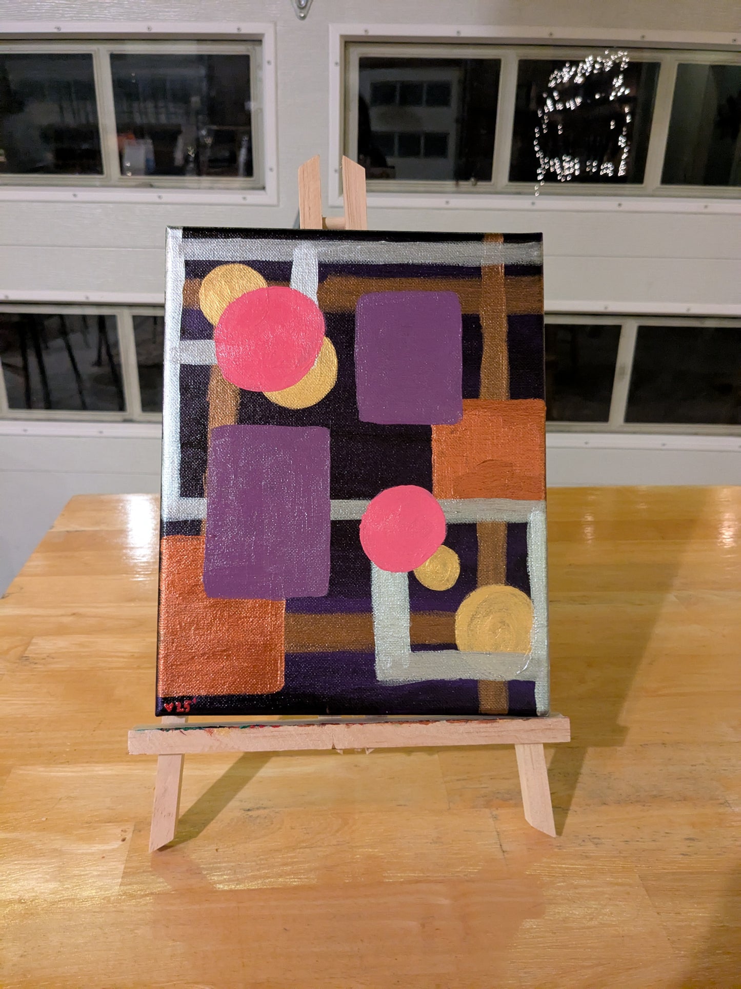 Abstract Paint and Sip at Delectable Delights Baking June 18th from 6:30-8:30PM