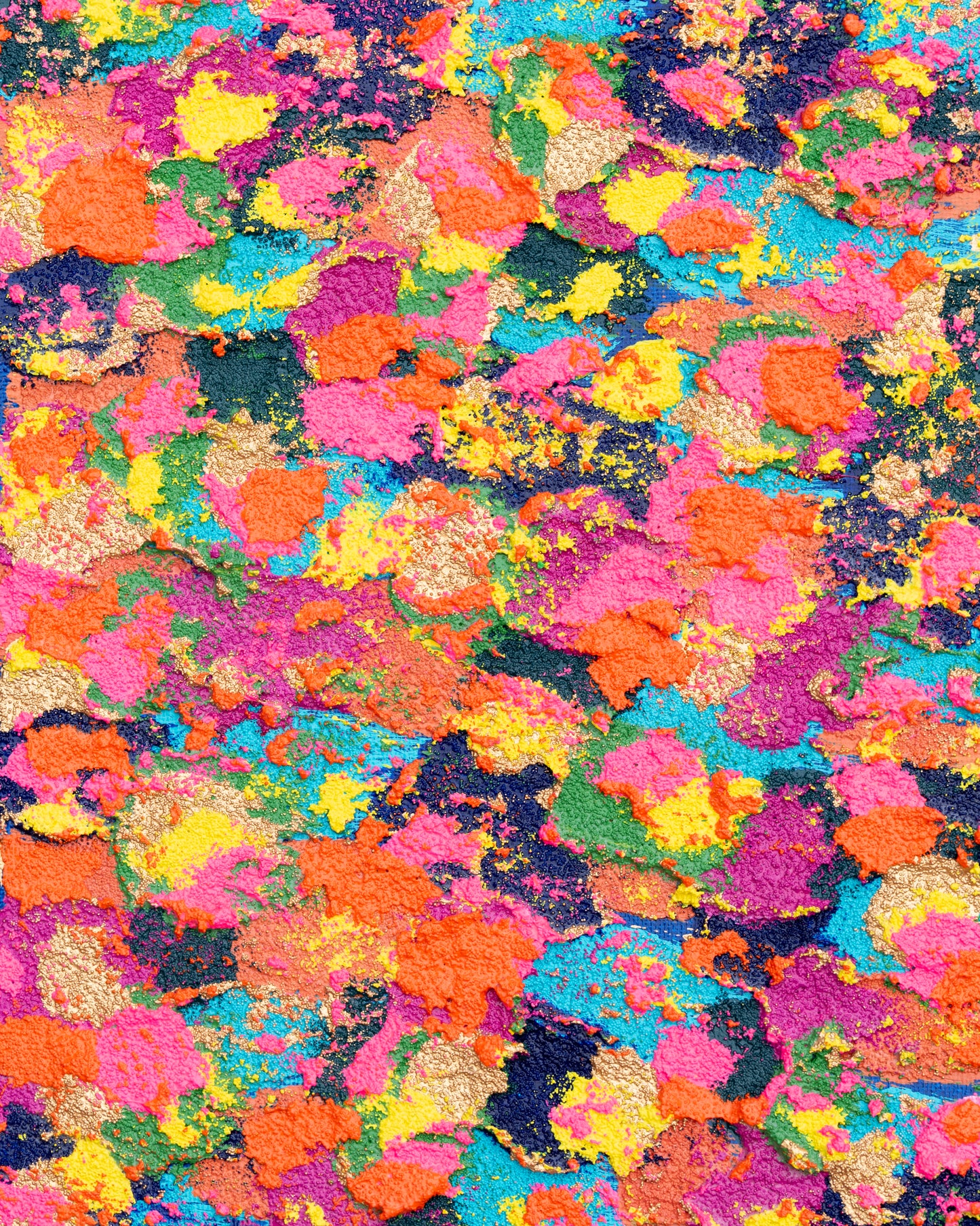 Rainbow Reefs | 11 1/2 x 9 1/2 inches | Acrylic on canvas