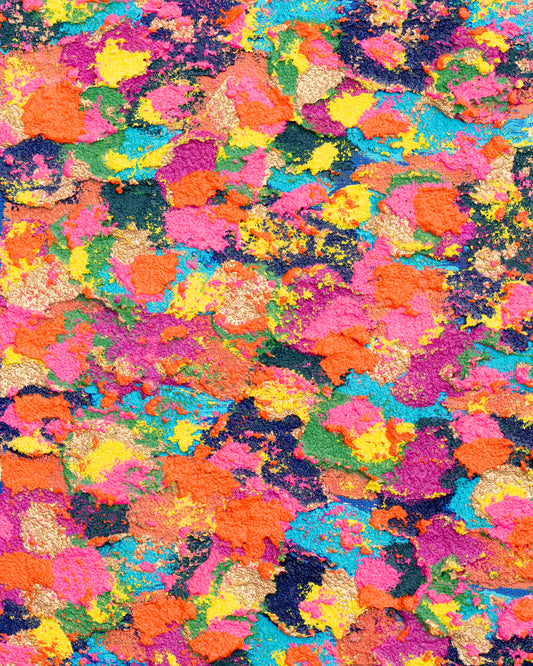Rainbow Reefs | 11 1/2 x 9 1/2 inches | Acrylic on canvas