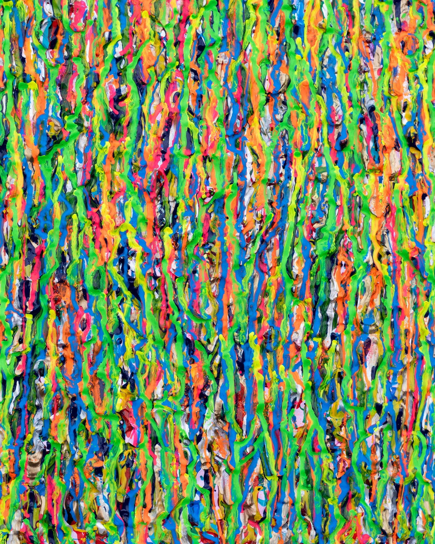 State of Flow – 3D Sculptural Abstract Painting | 17 1/2 x 21 1/2 Inches