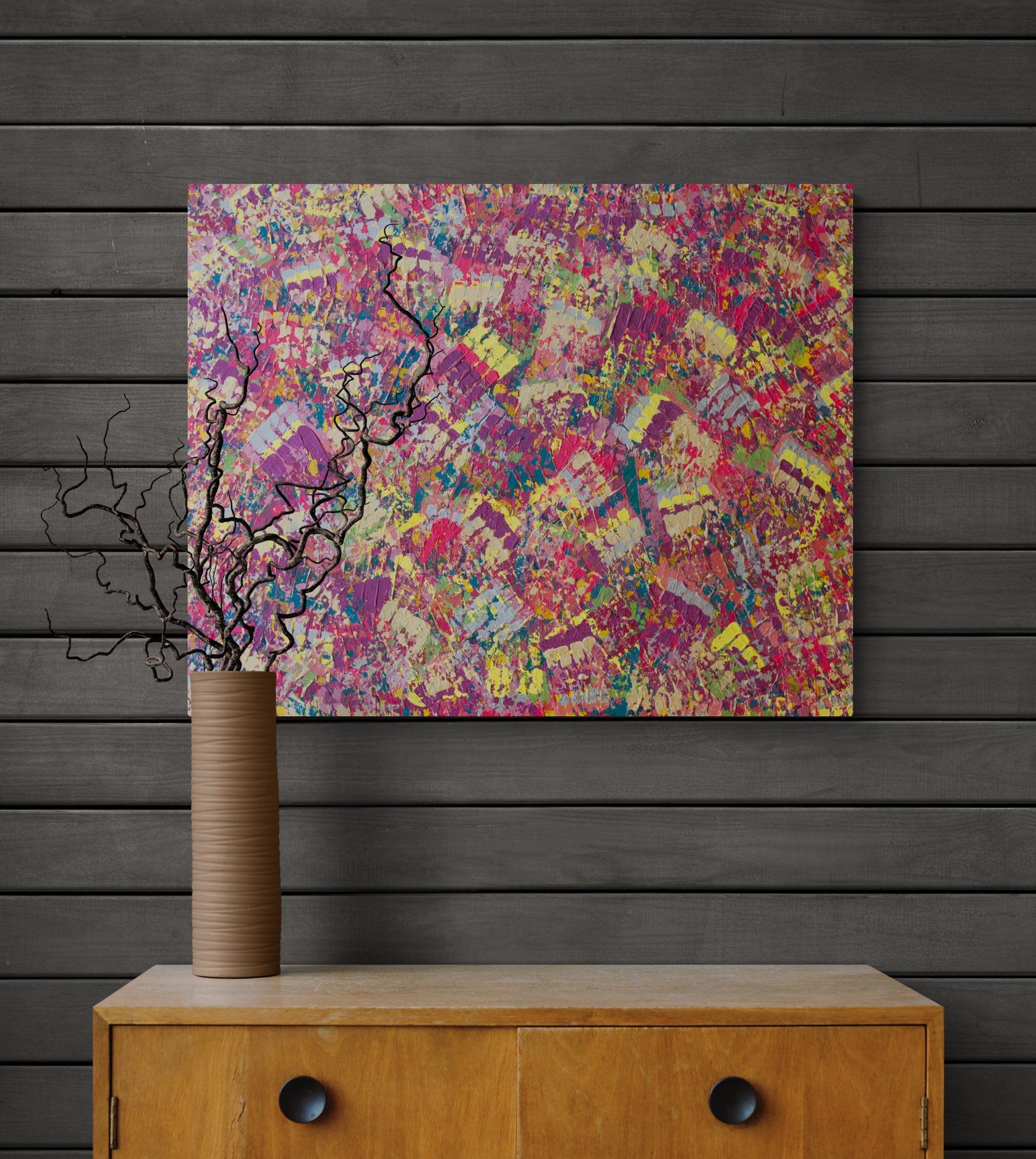 Autumn Vibes- Large Abstract Painting- 24x30 – Brianne Valentino LLC